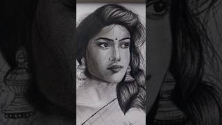 Easy woman drawing😯 drawing subscribe shorts art charcoal [upl. by Ahsiadal]