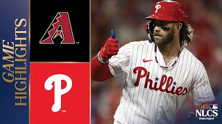 Dbacks vs Phillies NLCS Game 1 Highlights 101623  MLB Highlights [upl. by Eelrehpotsirhc]