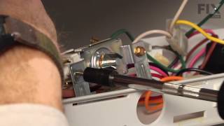 Whirlpool Refrigerator Repair – How to replace the Thermostat [upl. by Fanchet380]