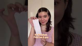 Lets put these Face Masks to the test 😷 Effective nga ba sila  Shopee Finds shorts [upl. by Holms]