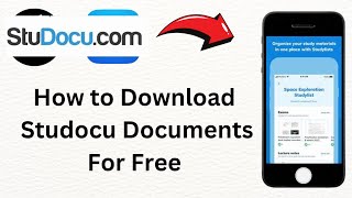 How to Download Studocu Documents for Free  2024 New Method  Access Studocu Documents [upl. by Wildon527]