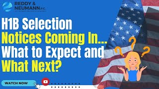 H1B Selection Notices Coming In…What to Expect and What Next [upl. by Kealey290]