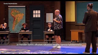 Ohjaaja Samuel Harjanne kertoo School of Rock musikaalista [upl. by Bortz]