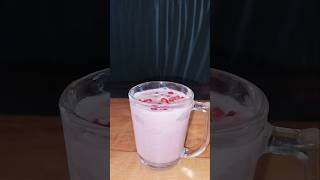 POMEGRANATE MILKSHAKE  recommended milkshake ytshorts food shorts shortsfeed viralvideo [upl. by Deibel968]