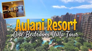 Disneys Aulani Resort One Bedroom Villa Tour  Ocean View [upl. by Adnovad]