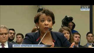 Trey Gowdy exposes Loretta Lynch lack of transparency on Hillary Clinton e mails decision [upl. by Aidualc28]