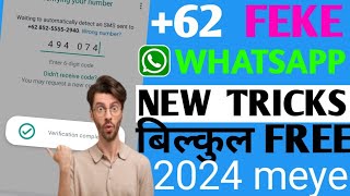 How to create 62 Fake Numberwhatsapp 2024 Indonesia kai number perwhatsapp account kasy bnay [upl. by Yecaw79]