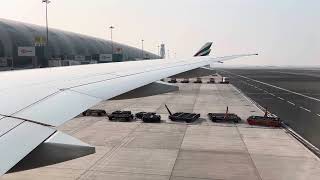 EARGASM  Emirates B777300ER Push amp Start at DXB  4K [upl. by Iney]