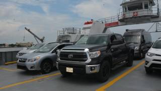 Crossing the ST Johns River on the Mayport Ferry [upl. by Atis671]