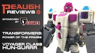 Video Review Transformers Power of the Primes  Voyager HUNGURRR [upl. by Janyte859]