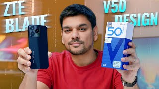 ZTE Blade V50 Design Unboxing  Glass Back 90Hz FullHD display 8GB256GB  Price Rs28999 [upl. by Olegnaid]