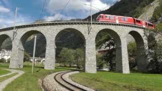 Rhatische Bahn RhB Switzerland Railways [upl. by Nisotawulo]