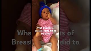 what 3months of breastfeeding did to my babyyoutubeshorts breastfeedingtoddler breastfeeding kid [upl. by Mala]