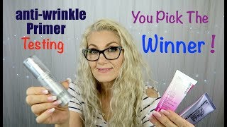 AntiWrinkle Primer testing  Vote for the best one  BentlyK [upl. by Enoryt242]