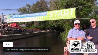 🎬 LIVEstream Start of the Race 1of2 PreRace Program amp Running Start  2024 AuSable Canoe Marathon [upl. by Lorelei]