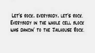 Elvis Presley  Jailhouse Rock Lyrics [upl. by Honora]