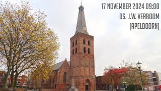 17112024  Ochtenddienst 0900  Oude Kerk  ds JW Verboom Apeldoorn [upl. by Yesnyl356]