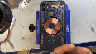 Remove iphone back glass without laser [upl. by Anivram326]