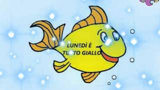 I giorni della settimana La settimana dei pesciolini  Canzoni per bambini [upl. by Guillaume]