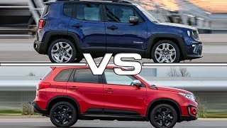 2019 Jeep Renegade vs 2018 Suzuki Vitara Technical Specifications [upl. by Anidal]