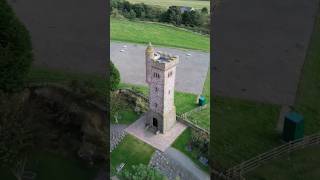 Tower drone dji nature tower castle scotland [upl. by Nilesoy]