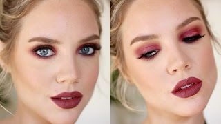 FALL CRANBERRY MAKEUP  MONOCHROMATIC [upl. by Schilt212]