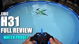 JJRC H31 Waterproof Drone  Full Review  UnBox Inspection Setup FlightWater Test [upl. by Franky]