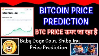 Bitcoin price predictionBaby Doge Coin News TodayShiba Inu Coin News TodayCrypto News Uncut [upl. by Odnalref]