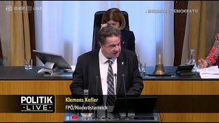 Klemens Kofler  Demokratie braucht Zukunft  Enquete des Bundesrates  12112024 [upl. by Dylan]