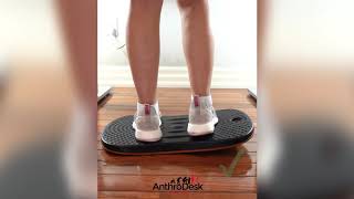 ErgoActive Mat Standing Desk AntiFatigue Balance Board [upl. by Acherman466]