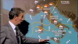 Colonnello Andrea Baroni previsioni meteo gennaio 1985 in edizione completa 3 minuti e mezzo [upl. by Ahsemo875]