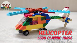 Lego Classic 10696 Helicopter Building Instructions [upl. by Gert]