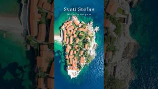 Beautiful places in the World shorts svetistefan Montenegro [upl. by Brighton]