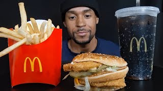 Trying McDonalds New Chicken Big Mac [upl. by Eyanaj]