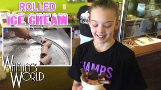 Ice Cream Rolls  Satisfying Video  Whitney Bjerken [upl. by Yvonne]