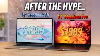 15quot MacBook Air vs 14quot MacBook Pro After 1 Month [upl. by Wolk987]