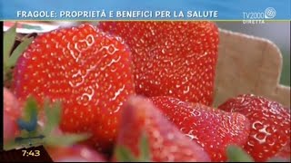 Fragole proprietà e benefici per la salute [upl. by Balough]