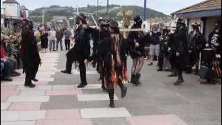 Beltane Border Morris Dancing The BELTANE FIRE DANCE [upl. by Enihpesoj]