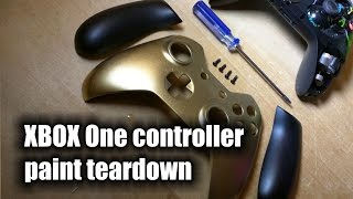 XBOX One Controller teardown for paint  HD [upl. by Lemor]