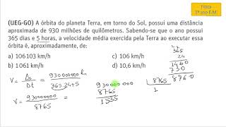 FÍSICA 1ºANO EM UEG GO 001A [upl. by Kraus639]