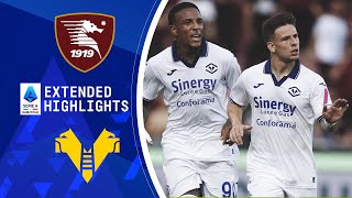 Salernitana vs Hellas Verona Extended Highlights  Serie A  CBS Sports Golazo [upl. by Eatnhoj90]