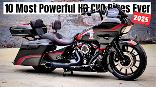 10 Most Powerful Harley Davidson CVO Bikes Ever 2025 [upl. by Sevein]