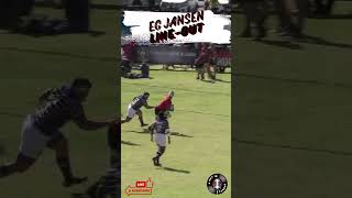 EG Jansen scores from a brilliant lineout rugby egjansen rugbyhighlights [upl. by Maltz]