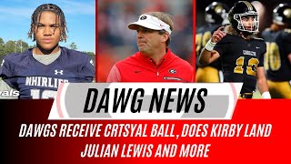 Georgia Bulldogs FAVORED to LAND TOP EDGE amp can Kirby Flip Julian Lewis [upl. by Aneroc258]