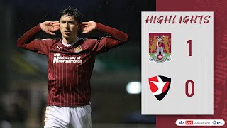 HIGHLIGHTS Northampton Town 1 Cheltenham Town 0 [upl. by Tyree178]