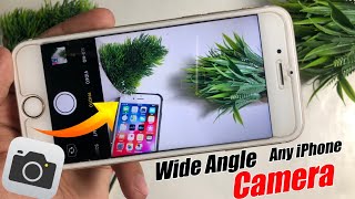 How To Get wide Angle Camera on iPhone 666s78X 🔥 How to get wide angle camera on iPhone 7 [upl. by Hughett]