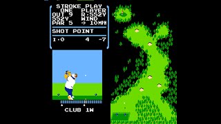 Vs Stroke amp Match Golf Arcade Longplay 1984 Nintendo Men Version set GF42 F [upl. by Posehn]