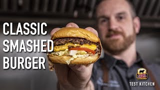 Better Than Fast Food Classic Smash Burger Recipe [upl. by Ecitnerp]