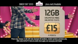 Plusnet Mobile  Unnesessary Distractions 2019 UK May [upl. by Mallorie520]