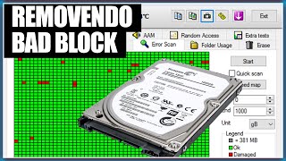 TUTORIAL COMPLETO Como REMOVER  ISOLAR BAD BLOCK do HD e evitar a perda de informações importantes [upl. by Huesman]